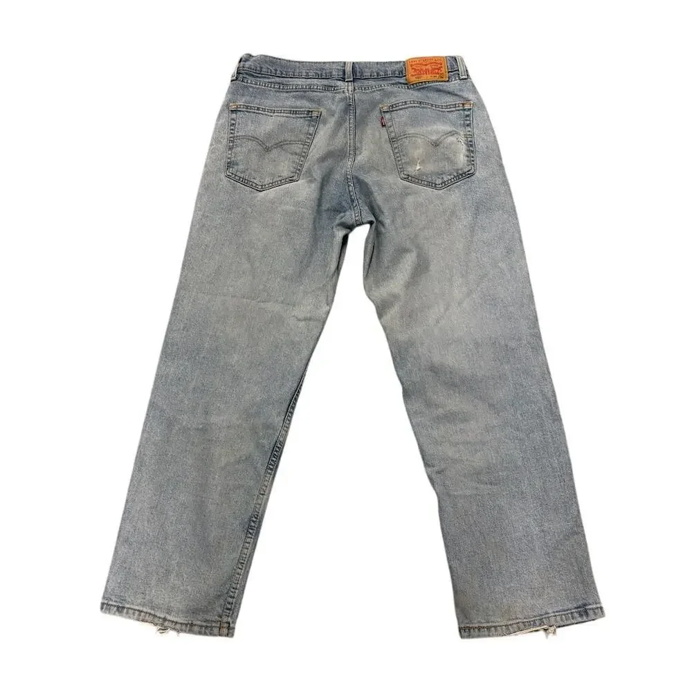 Vintage Levi’s 501 Light Wash Button Fly Jeans W36 L29 Straight Leg